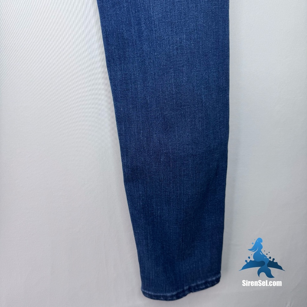 1233 7 For All Mankind Gwenevere Skinny Jeans - Size 30 - Blue - Picture 13 of 16